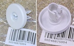 Ролик (колесо) для корзины ПММ Electrolux WK557 зам. UNI540200, 540200, 540200, 50278102004, 50286965004, 50269971003, 50269757006, 540212, WK557A - фото 13341