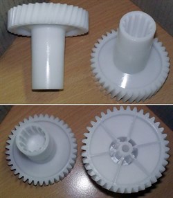 Шестерня мясорубки Redmond D-81/31mm, H-78mm, z12/38зуб, втулка d-7mm MM0301W - фото 13997