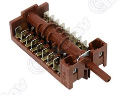 Переключатель режимов духовки плиты 6поз. (5+0) 232404 Gottak 860805 зам. 602041 - фото 27737