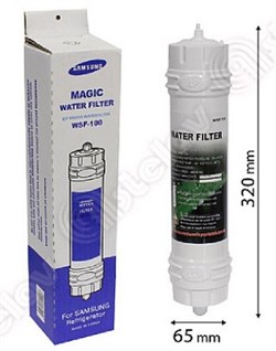 Фильтр воды холодильника WSF-100 Samsung 542511 зам. DA29-10105J, Whirlpool 481281718629, LG 9808 BL9303 Liebherr SBS7052-4 - фото 28105