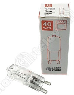 ЛАМПОЧКА G9 40W ДУХОВКИ 232107 зам. 3874617404, 8085641028, 55304076, 55304074, C00314191-314191, 481010391431, 824610747 - фото 30446