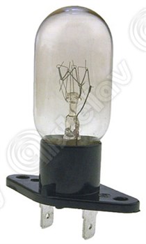 Лампочка СВЧ универсальная 25W 240V клеммы 6,3mm 609406 зам. 91942703, 5119103700, C00311360-311360, 481213428094, 481213488055, 481913428051, 481913488151, 481913488199 - фото 30515