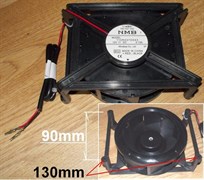 Мотор вентилятора морозильной камеры 12В Indesit 110R037D043 C00293764 зам. C00293739-293739, 160.027.724