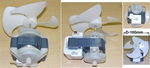 Мотор Вентилятор с крыльчаткой 13w MTF705AR зам. C00283664-283664, 482000049311, C00851159-851159