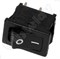 Кнопка вкл/выкл 2конт. черная 10A 250V 13x20mm 815051 зам. 5125100300, UNI815095-815095, UNI815096-815096, UNI815097-815097 - фото 30544